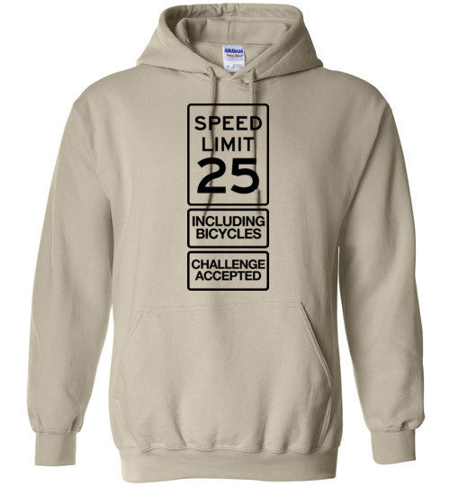 "Challenge Accepted!" Cycling Hoodie