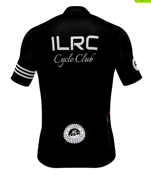 ILRC Cycle Club Fondo Club Cut Black Jersey - Mens