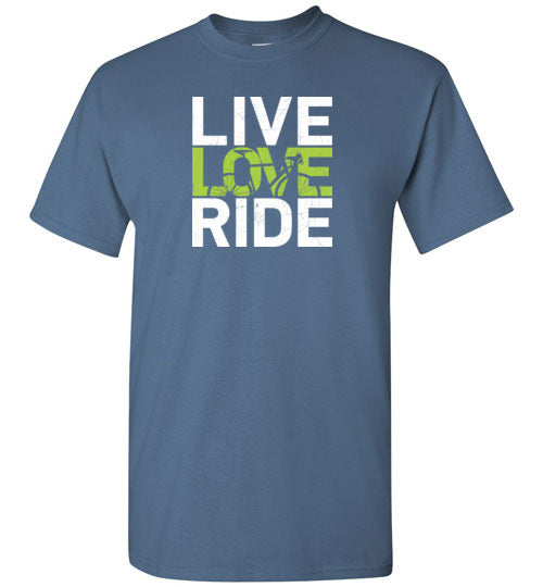 "Live. Love. Ride!" Cycling T-Shirt