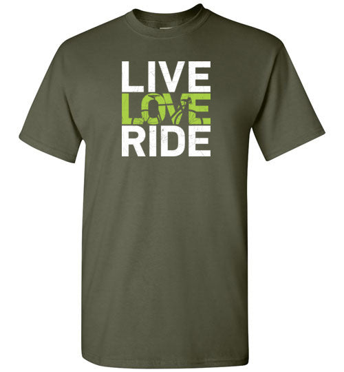 "Live. Love. Ride!" Cycling T-Shirt