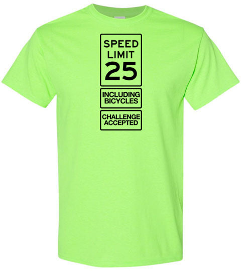 "Challenge Accepted!" Cycling T-Shirt