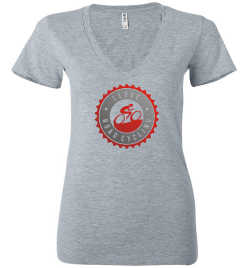 I Love Road Cycling Logo Ladies T-Shirt