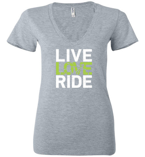 "Live. Love. Ride!" Ladies Cycling T-Shirt