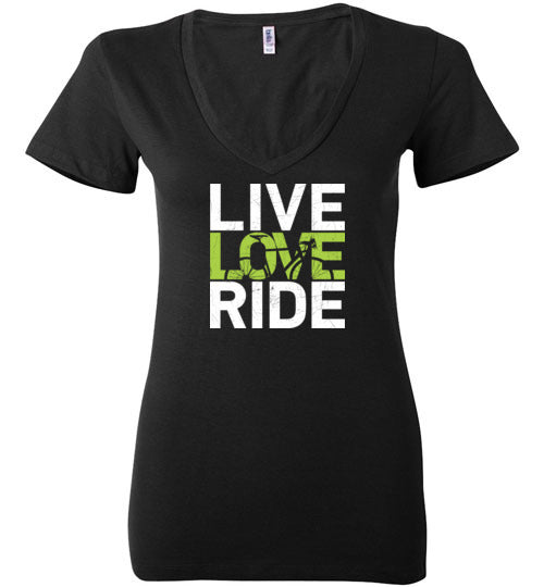 "Live. Love. Ride!" Ladies Cycling T-Shirt
