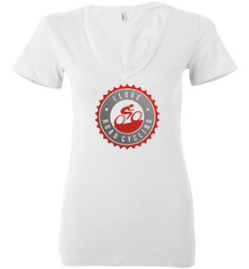 I Love Road Cycling Logo Ladies T-Shirt