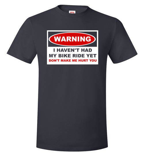"Warning" Mens Cycling T-Shirt