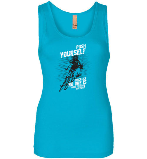"Push Yourself" Ladies Cycling Tank
