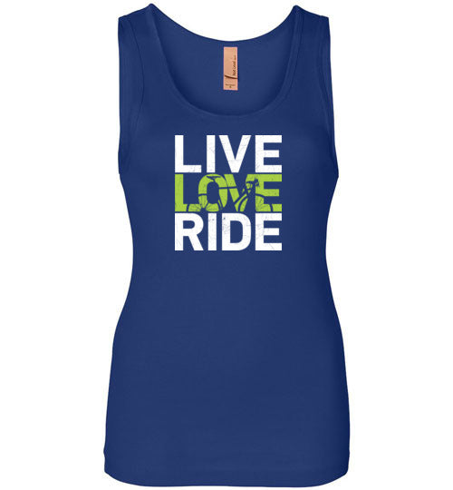 "Live. Love. Ride!" Ladies Cycling Tank