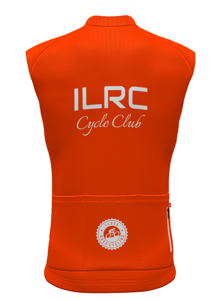 ILRC Cycle Club Fresco Club Cut Sleeveless Orange Jersey - Womans