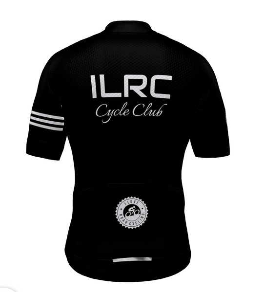 ILRC Cycle Club Nova Pro Race Cut Black Jersey - Mens