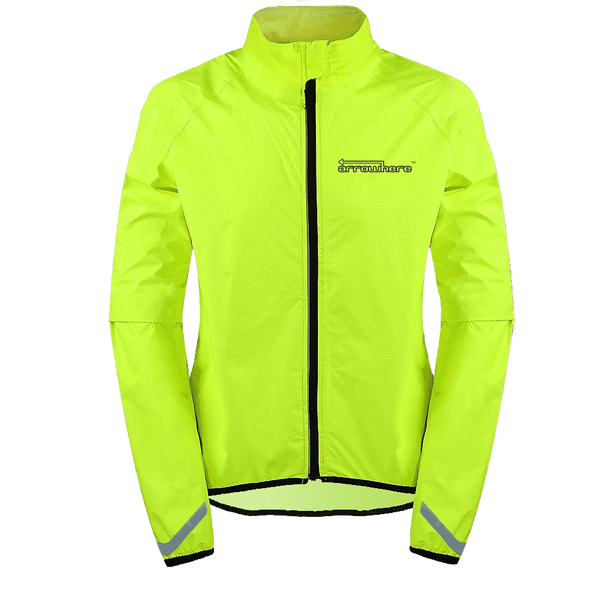 Women's Arrowhere Hi-Vis Road Cycling Lightweight Wind Jacket
