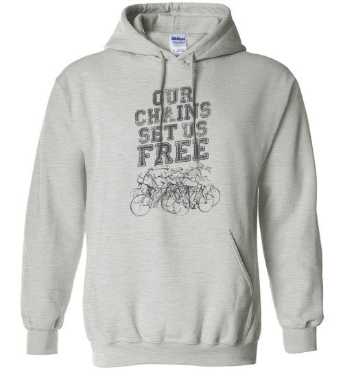 "Our Chains Set Us Free!" Cycling Hoodie